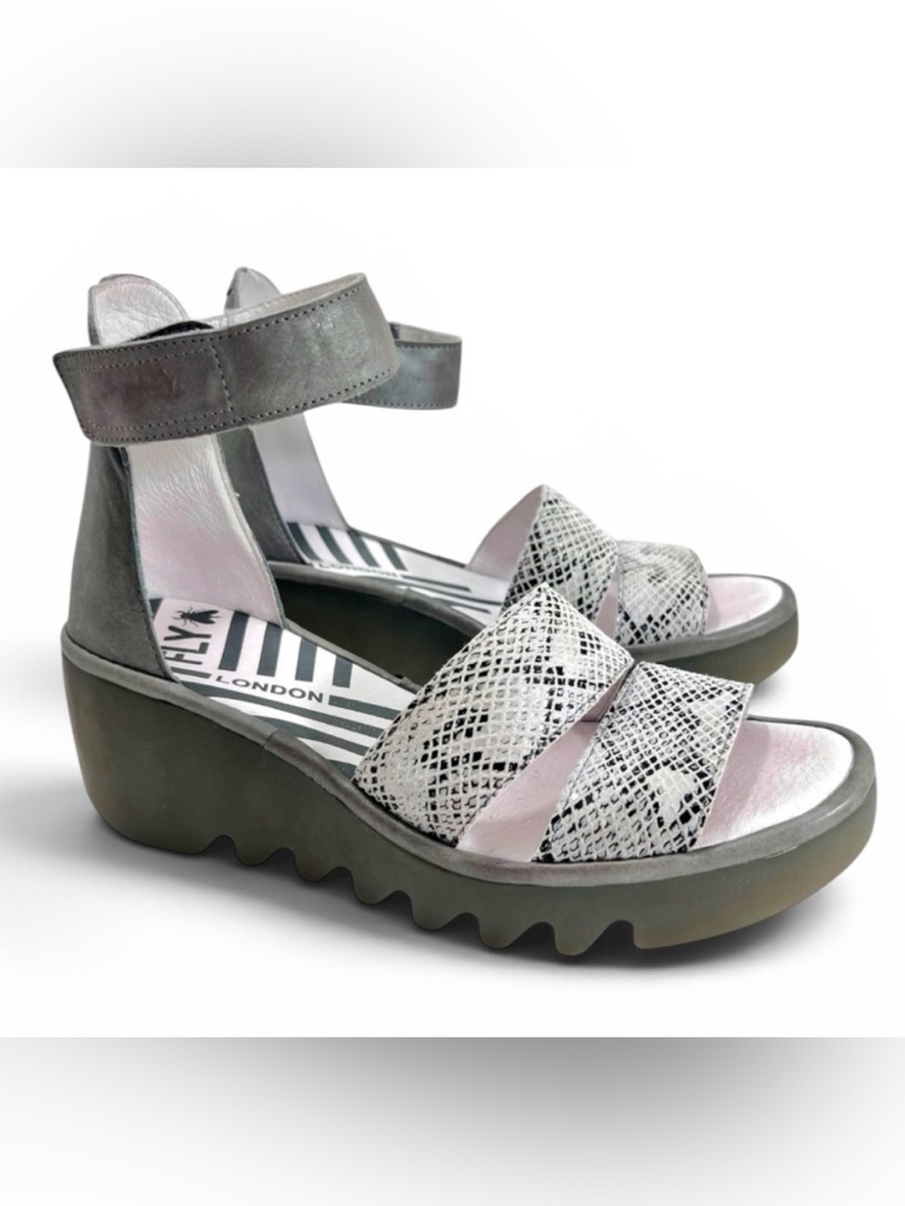 Fly London ankle strap sandal size 39